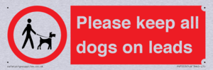 Please keep all dogs on leads